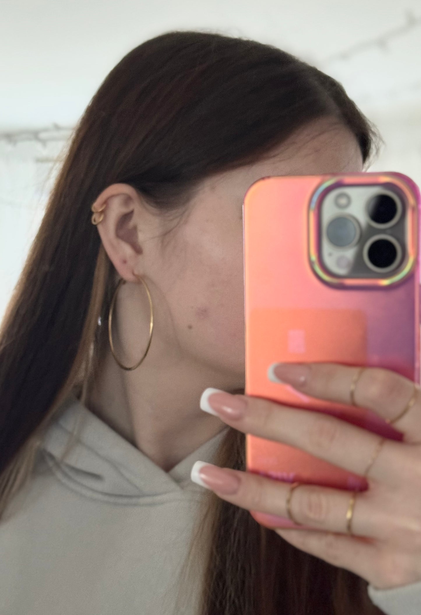 Big Hoop Earrings, 14k Gold Plated Stainless Steel jewelry