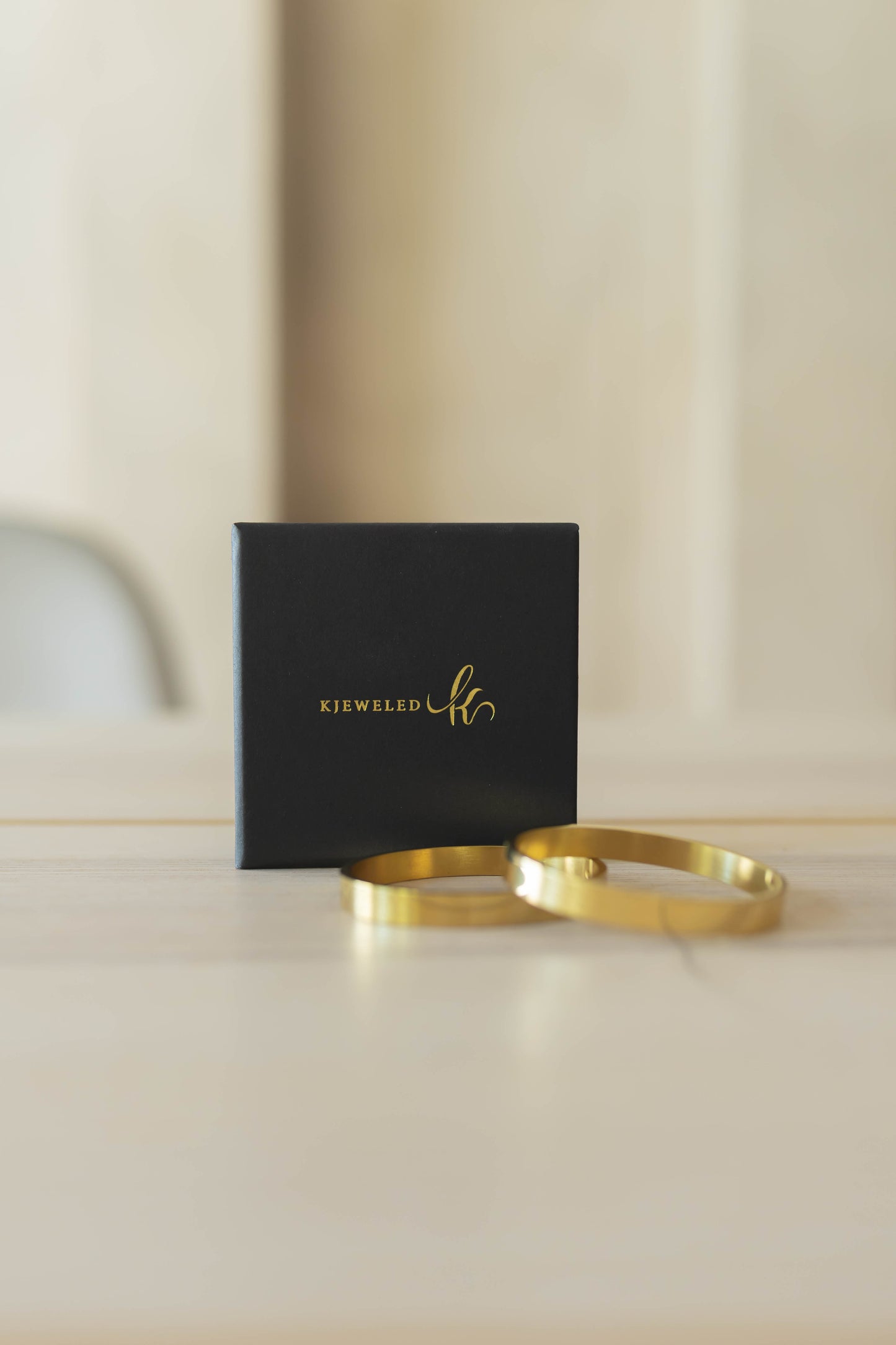 Clarissa 14k Gold Bangle Bracelet