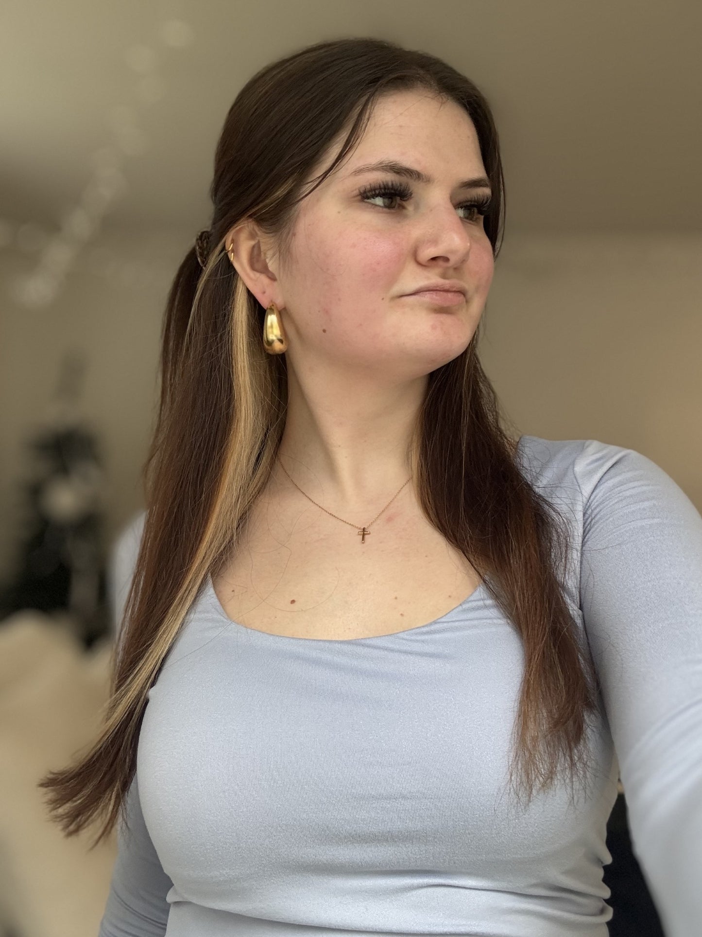 Gold Cross Necklace